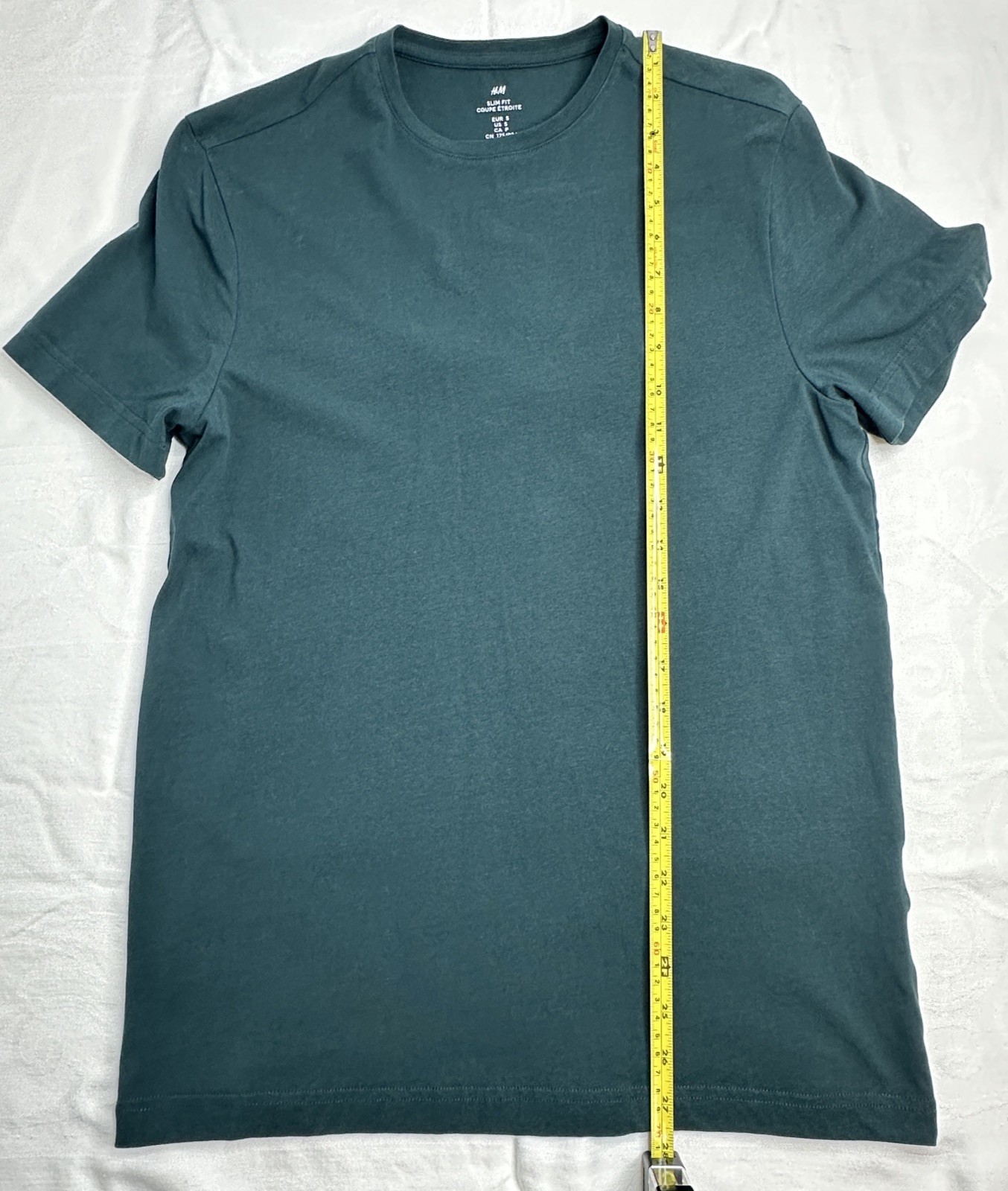 H&M Slim Fit T Shirt Men’s Size Small Emerald Green