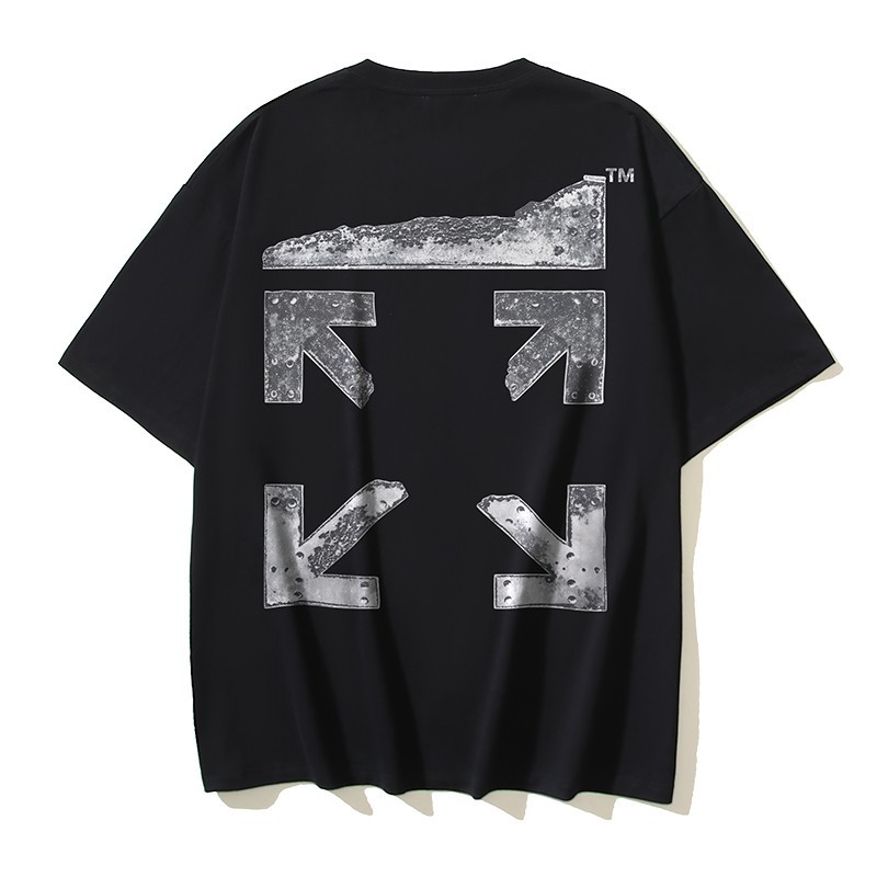 Off White T-Shirt Black / White S-M-L-XL