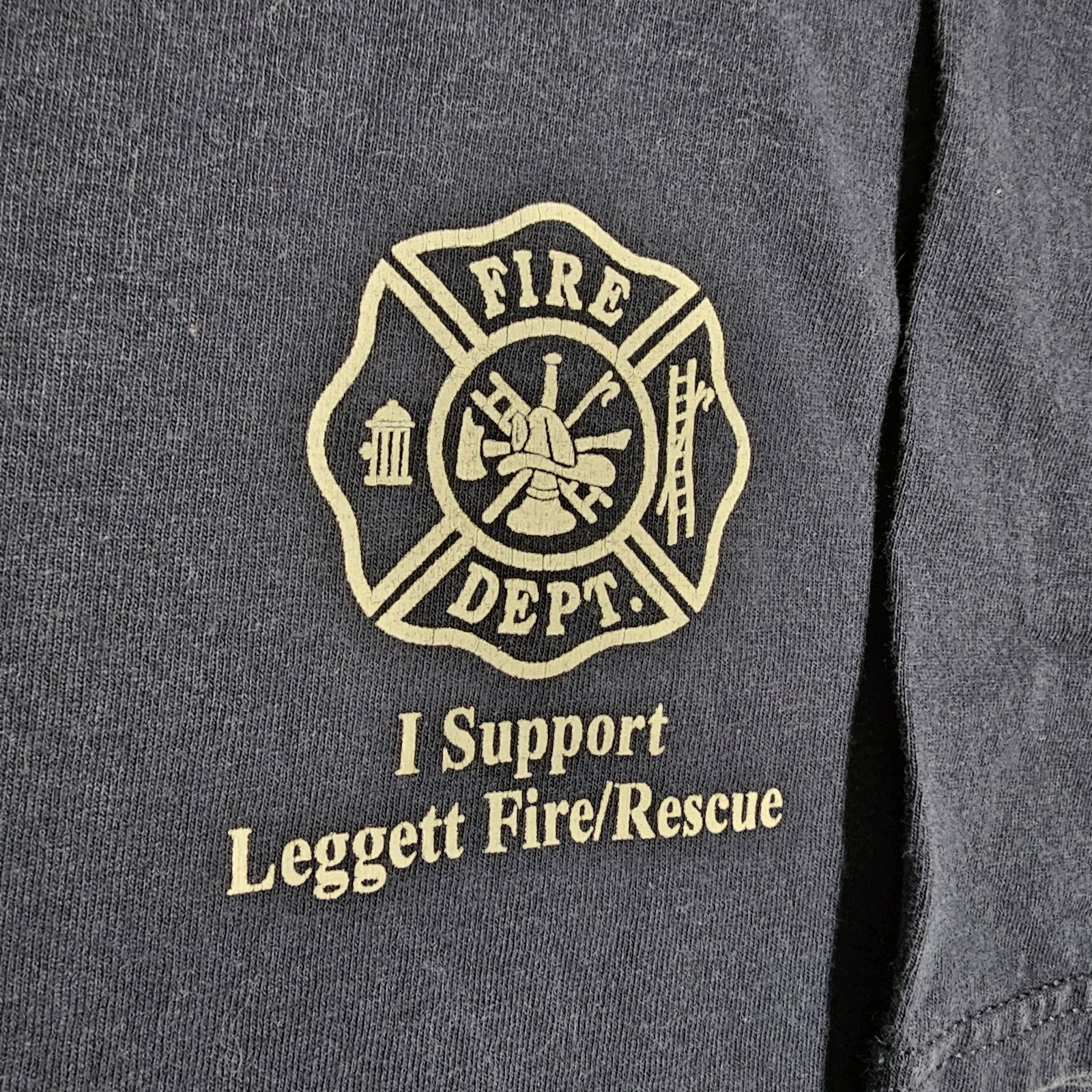 Vintage Y2k Firefighter First In Last Out T-shirt Mens L Grunge Cali Skate 2005
