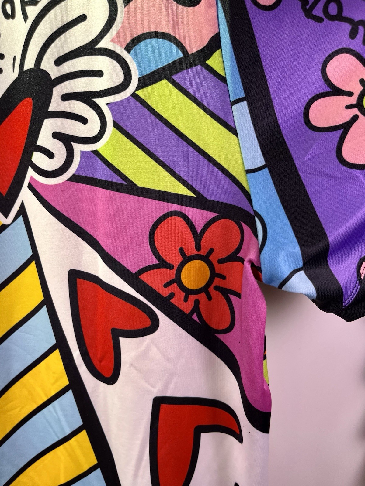 Carnival By Britto Multicolored Men’s Shirt Size L Colorful Artistic Design
