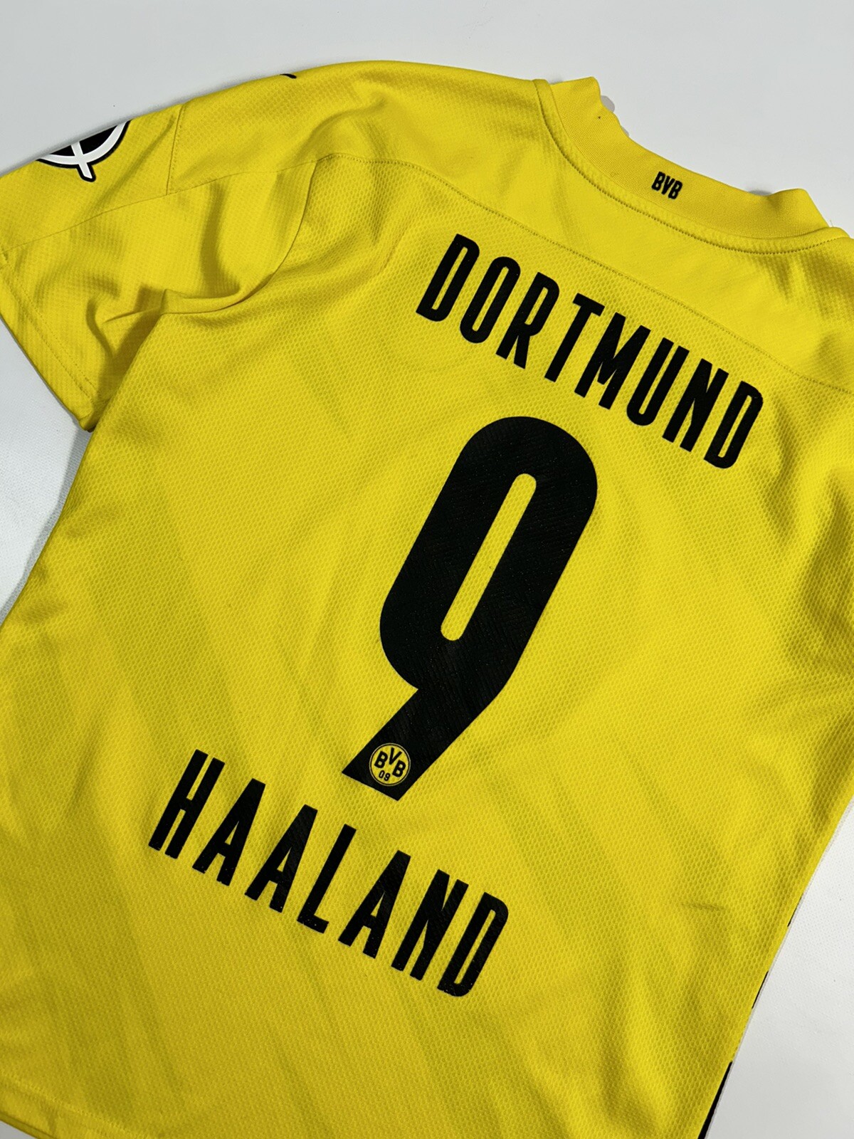 Rare Borussia Dortmund 2020-2021 Home Football Jersey Size M #9 Haaland
