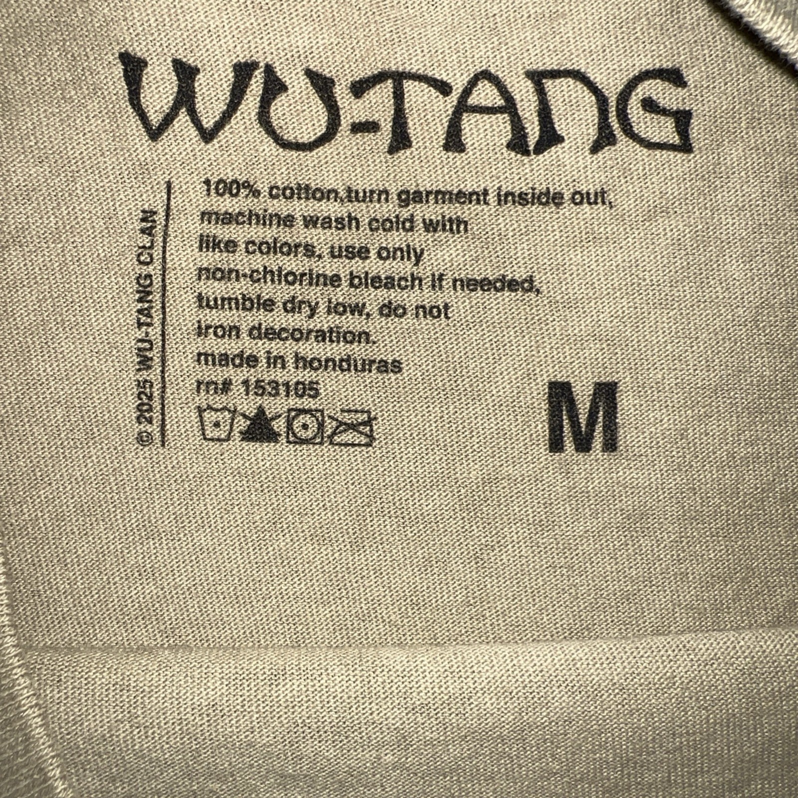 2025 Olive Green Purple WU-TANG CLAN C.R.E.A.M. TEE