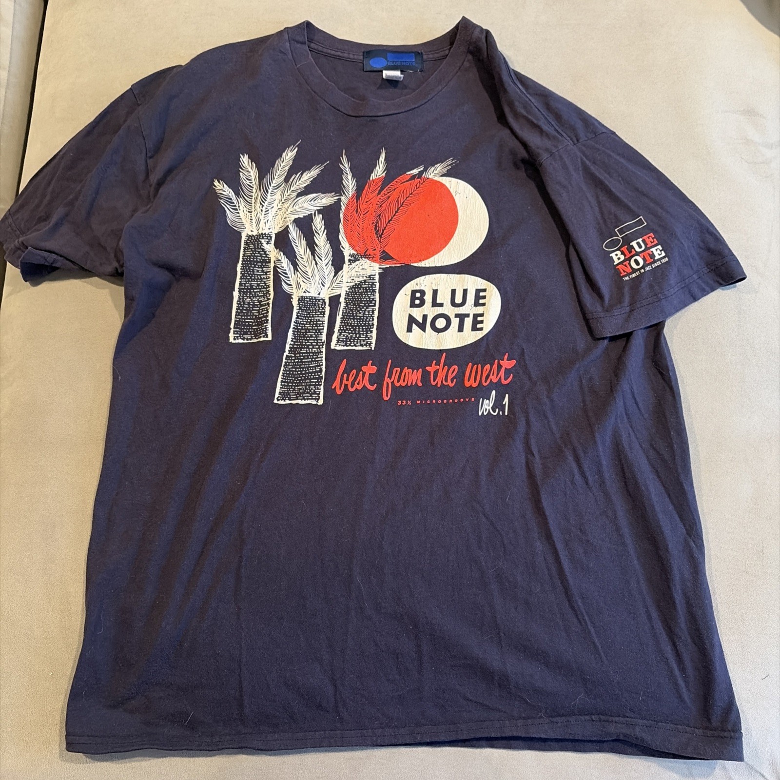 RARE – VINTAGE – Blue Note – Best From The West Vol 1 – Graphic T Shirt – XL