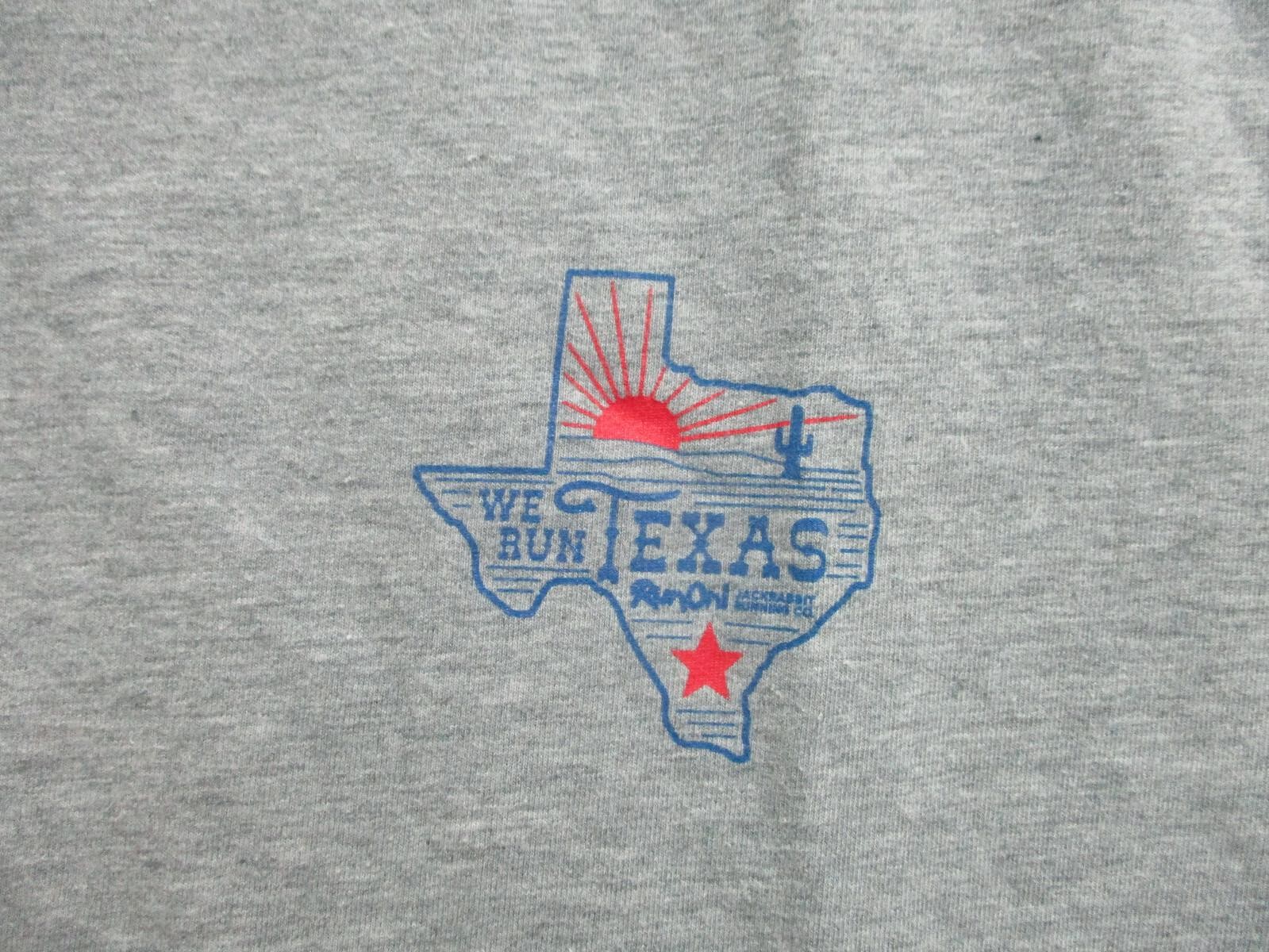 Rhone Shirt Medium Adult Gray Athletic Texas Running Stretch Modern Fit Mens M