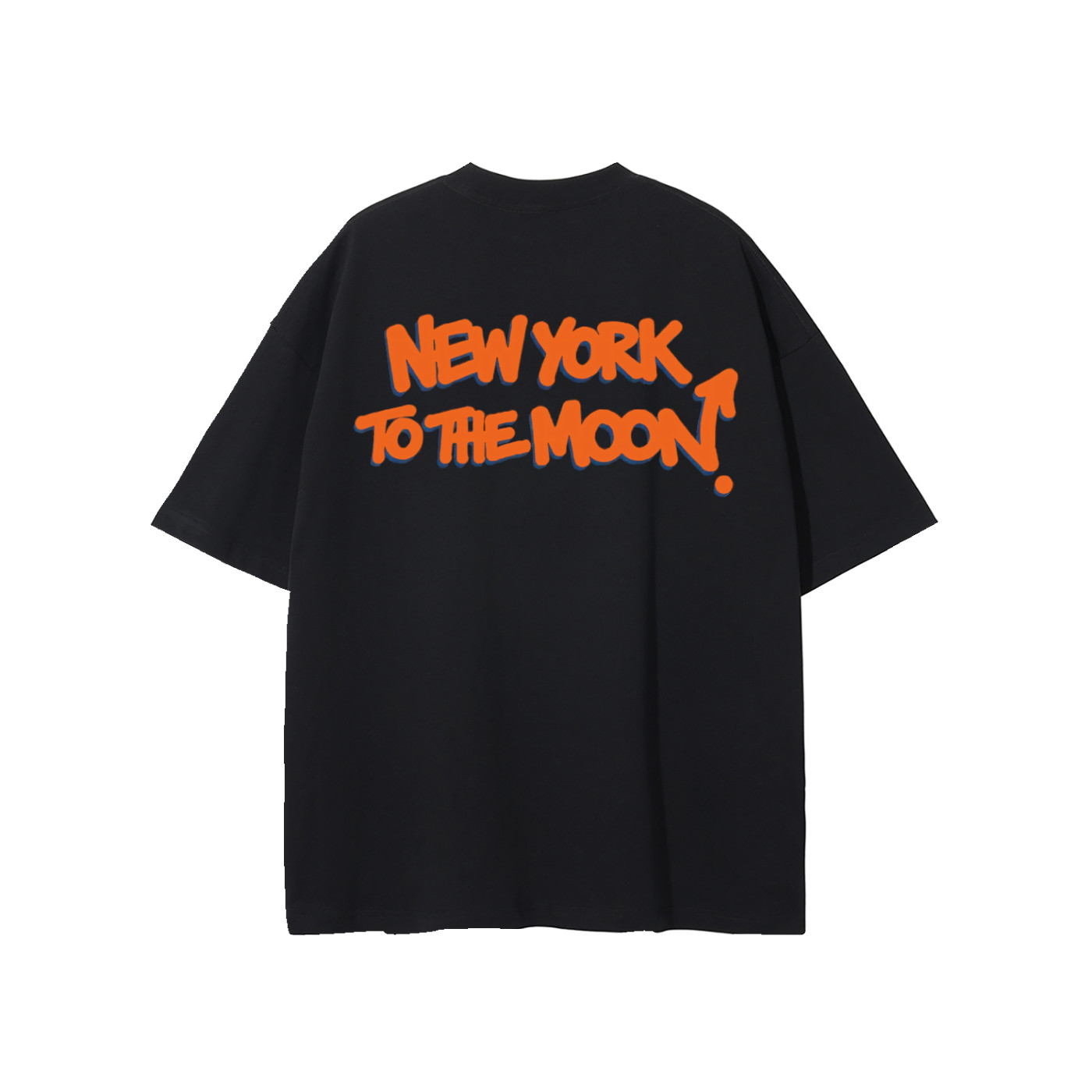 New York Knicks Basketball “To The Moon” T-Shirt NYC Double Sided Tee S-2XL