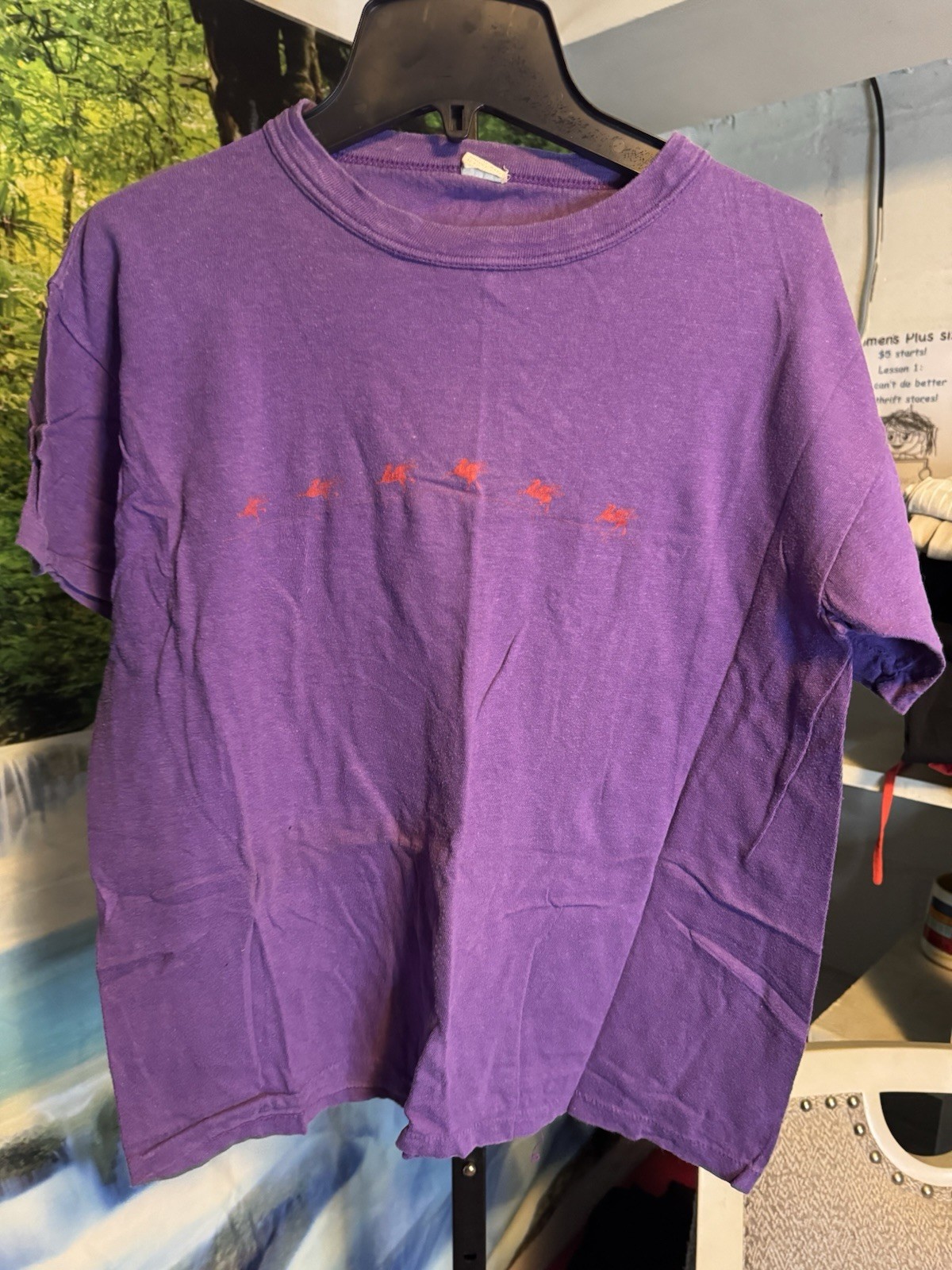 Rare Vintage Final Home Purple Cotton t-shirt