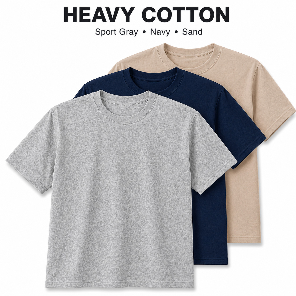 Gildan Heavy Cotton 5000 T-Shirt 3 & 5 Pack Men’s Fashion Color Cotton Tee S-5XL