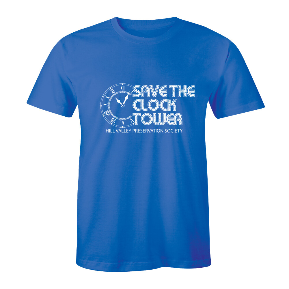 Save The Clock Tower Hill Valley Preservation Society Men’s Premium T-shirt