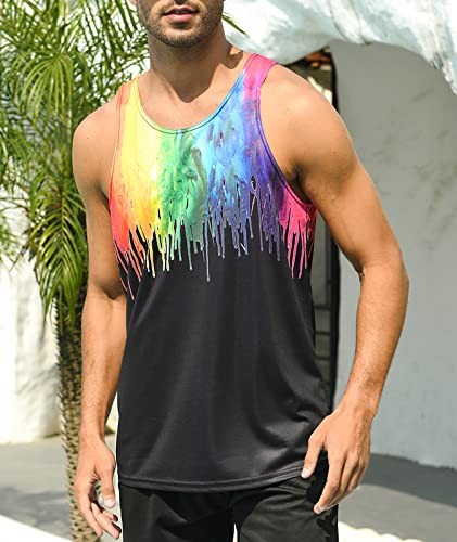 Melting Pattern Realistic 3D Tank Top Mens Womens Unisex