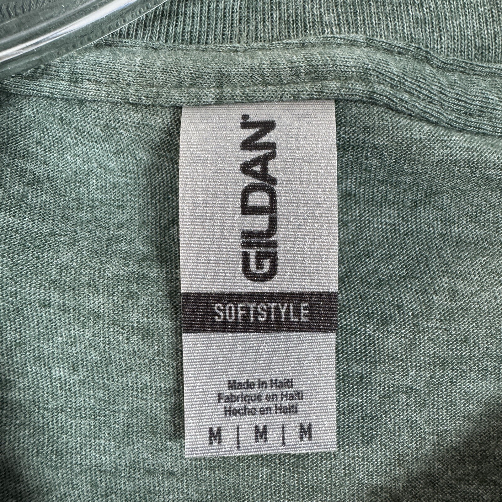 Gildan Soft Style Short Sleeve T-shirt Size Medium Heather Green – 4 Shirts NWOT