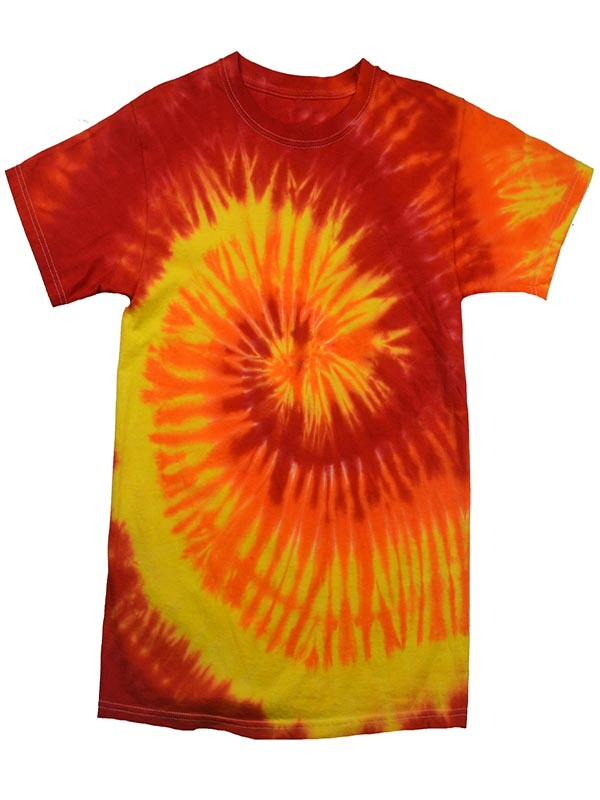 Many Colors Tie Dye T-Shirts Kids & Adult 100% Pre-Shrunk Cotton Colortone