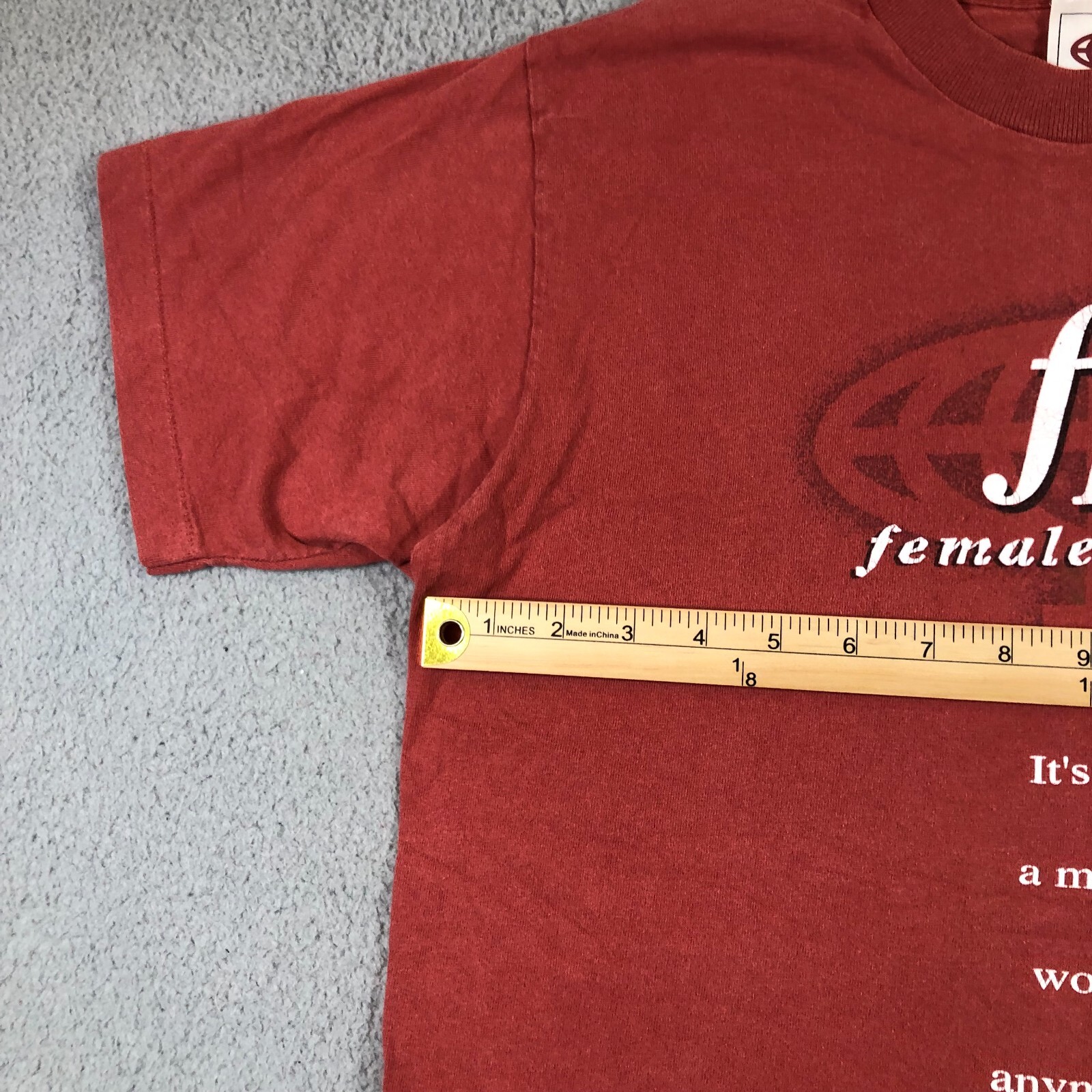 Vintage Female Planet T Shirt Mens M Red single stitch