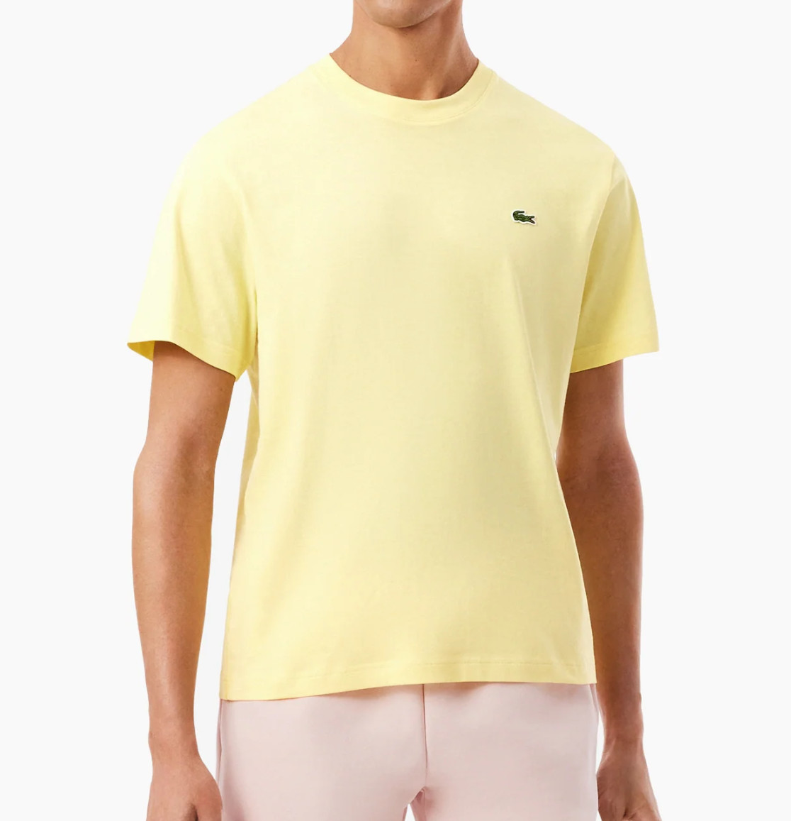 *NEW* Men’s Lacoste Cotton T-shirt YELLOW (TH7318 107) 👍