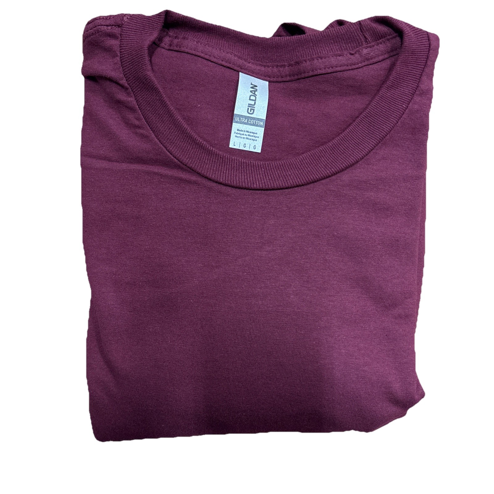 Gildan Unisex Adult Ultra Cotton Long Sleeve T-Shirt, 3 Pack, Maroon Color In L