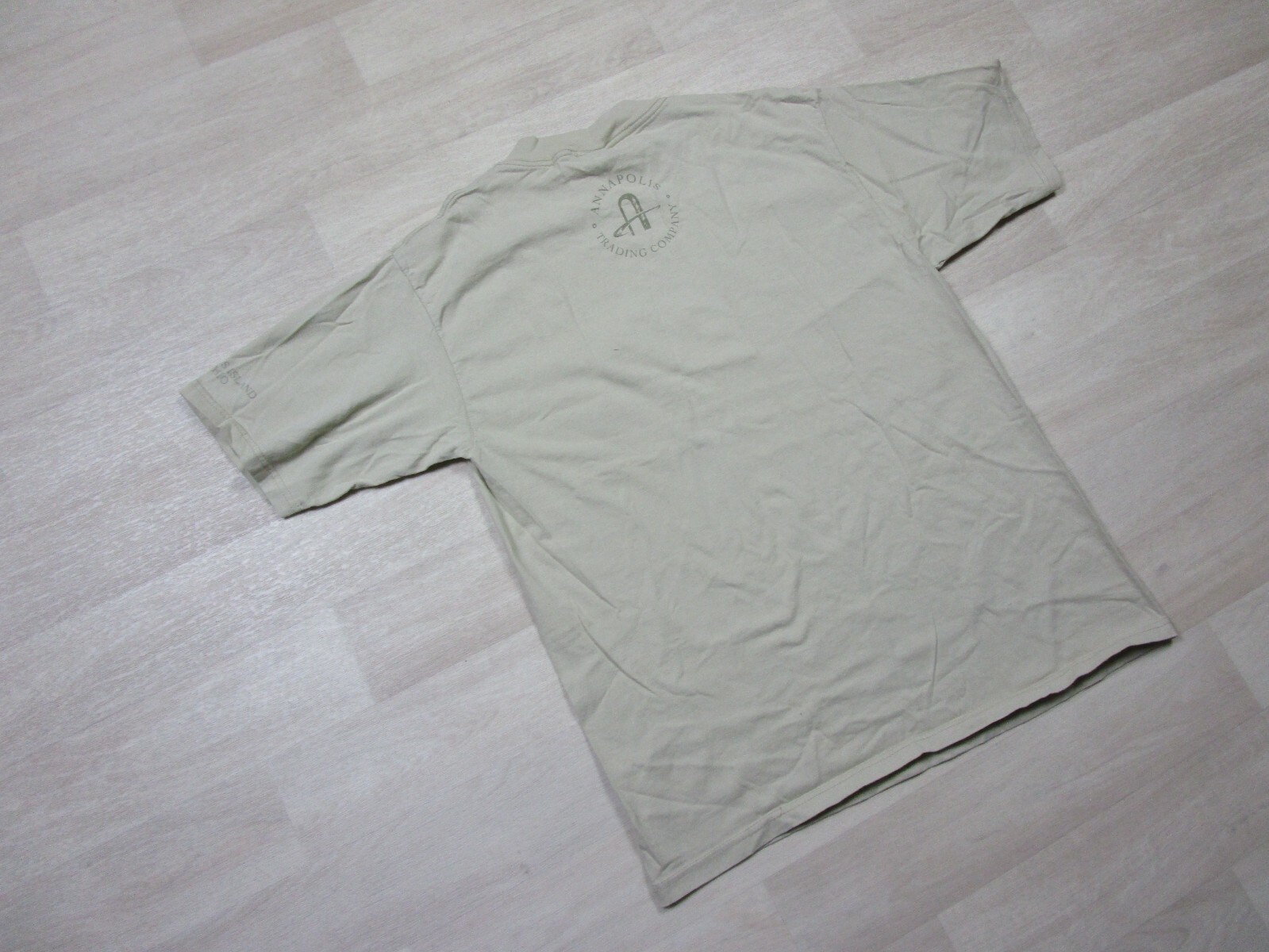 Vintage Fishing Pocket T Shirt (L) Men’s Annapolis Trading Co. USA Made Outdoors