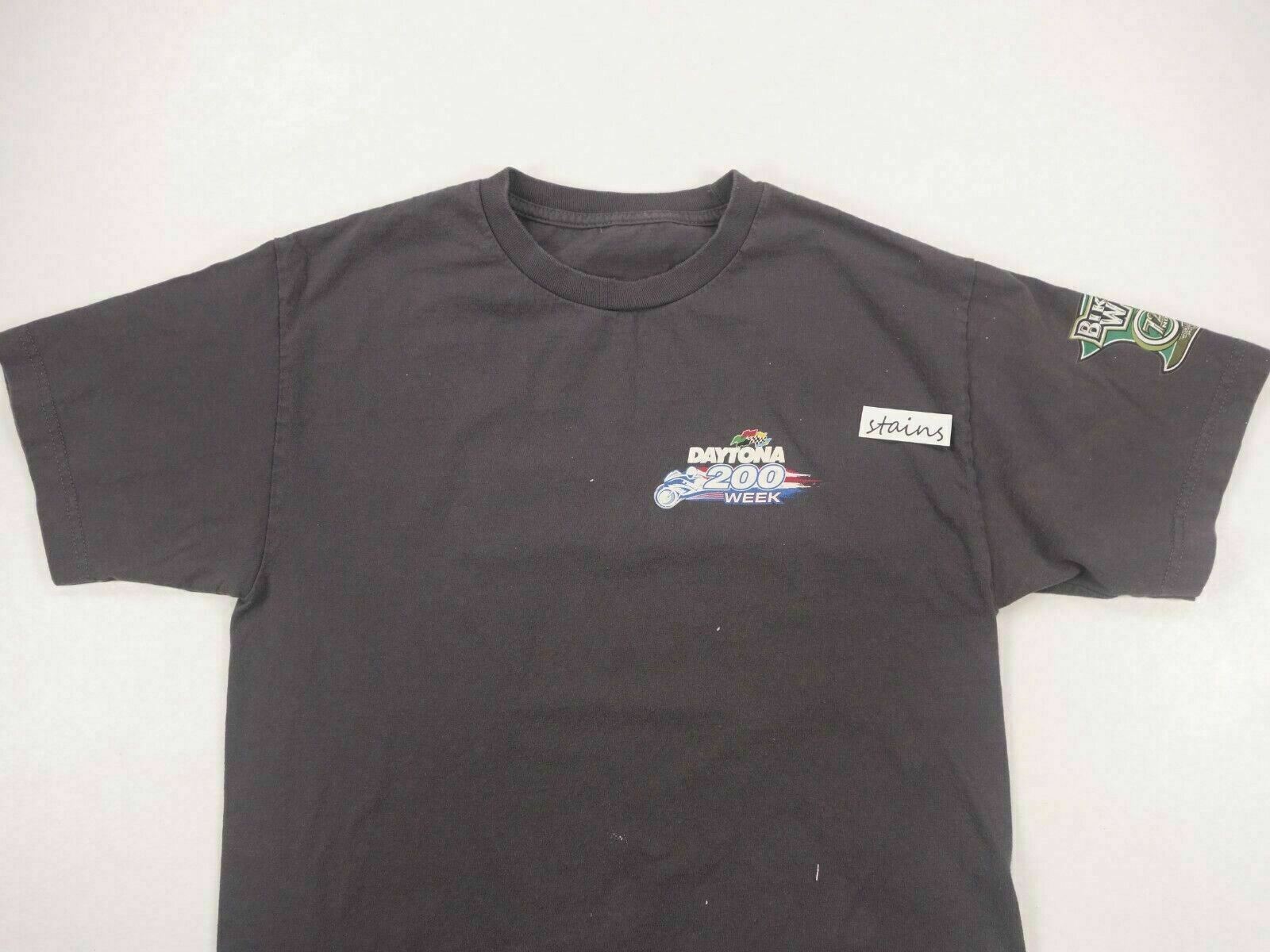 DAYTONA 200 WEEK vintage MOTORCYCLE RACE t shirt BIKE WEEK SPEEDWAY 2013 Medium