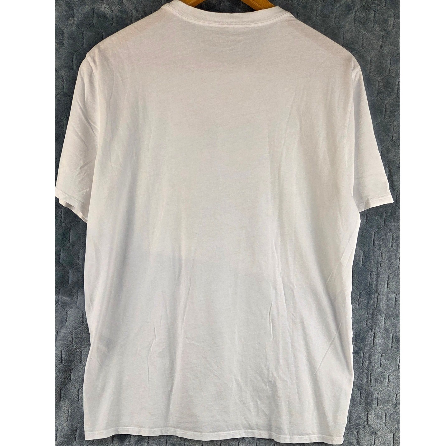 Karl Lagerfeld Paris Mens White Knight Graphic T-Shirt XL Short Sleeve Cotton