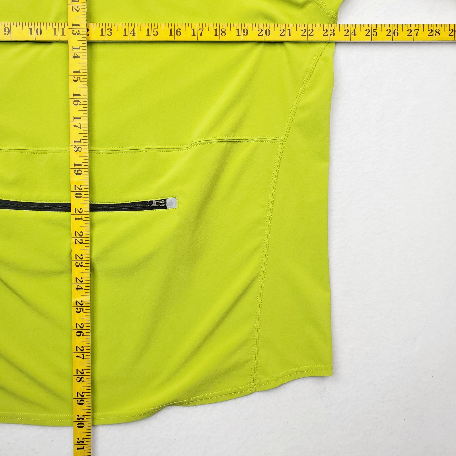 Nike Half Zip Pullover Mens Large Green Running Athletic Top Reflective Dri Fit