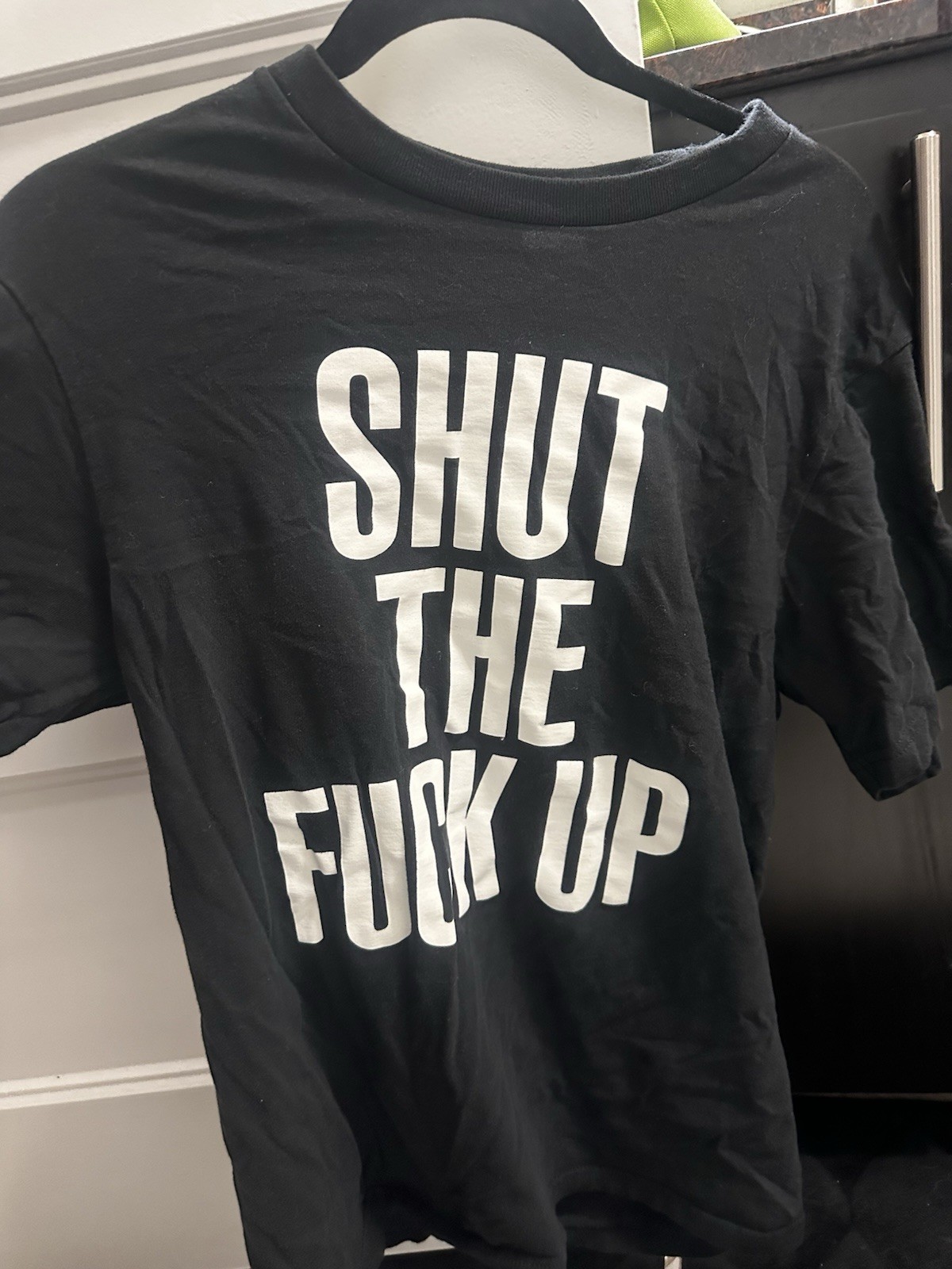 2025 Supreme x Number (N)ine – Shut Up Tee – Black – FW25T8