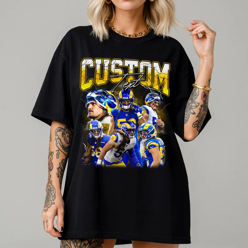 Custom Bootleg Sports Shirt Vintage Style Tee Fan Gift Unique Design