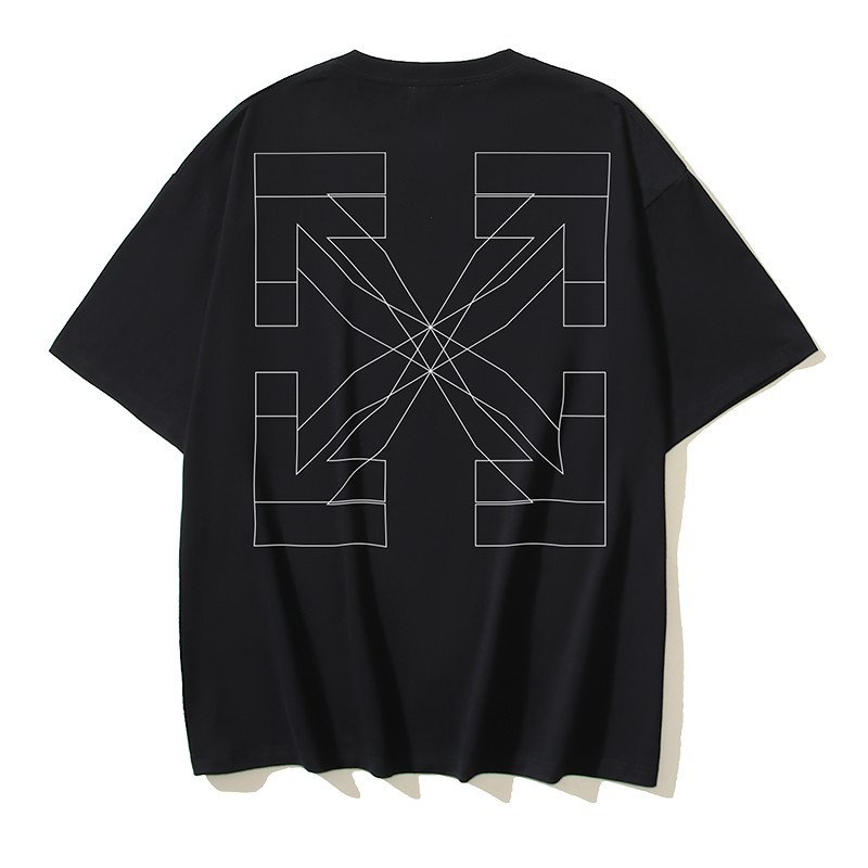 Off White T-Shirt Black / White S-M-L-XL