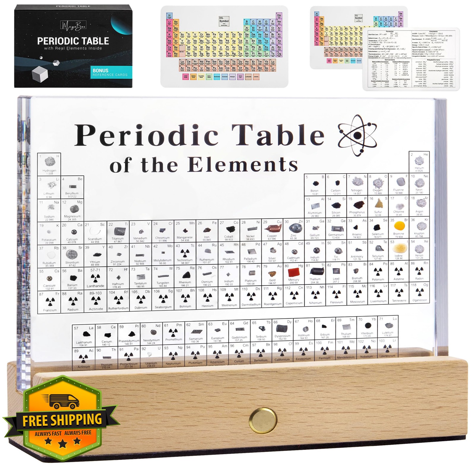 MegaBox Elements Periodic Table 6×4.5″