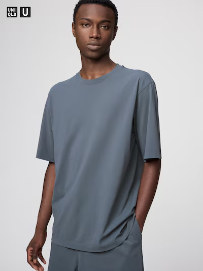 UNIQL U Dry EX Crew Neck T-Shirt MEN XS-4XL Japanese Size 482779 from Japan NWT