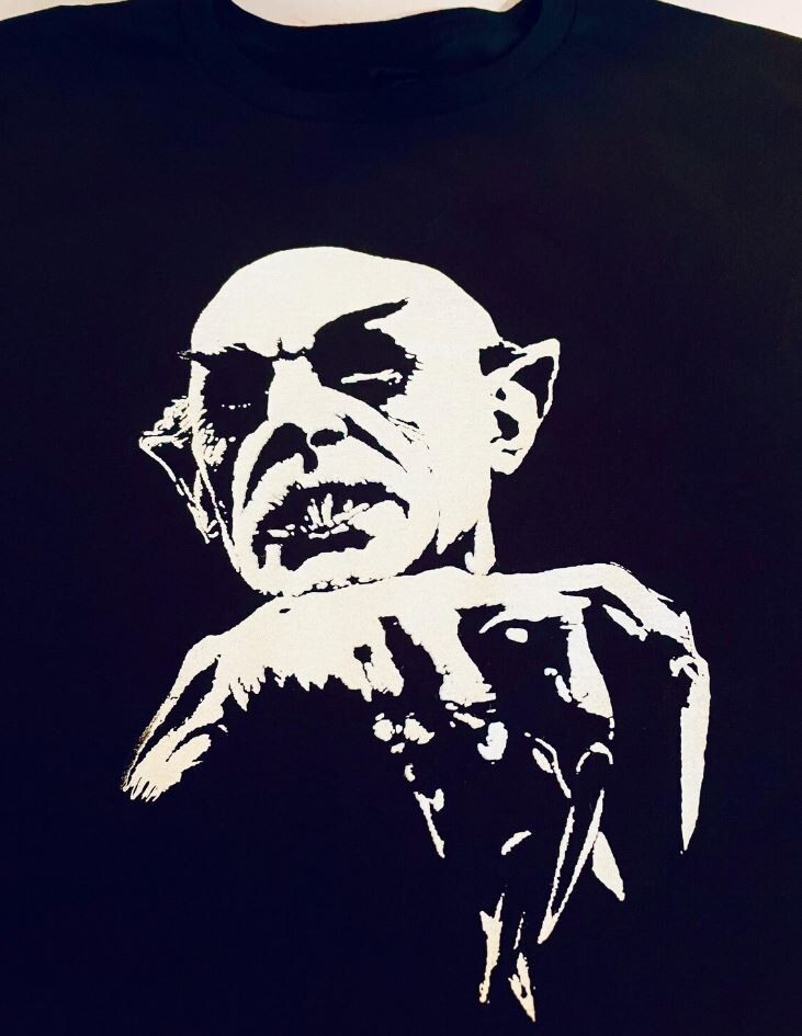 Nosferatu t-shirt , vampire t-shirt , black horror movie shirt S – 3XXXL