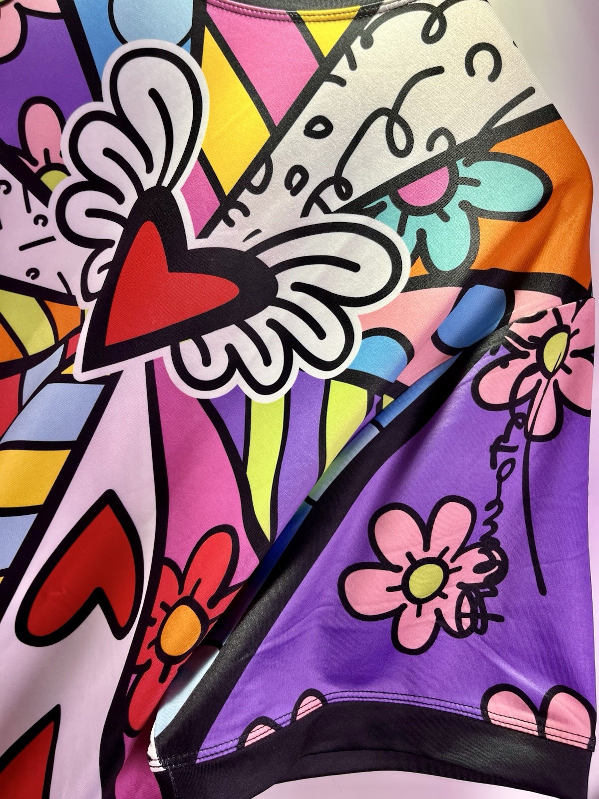 Carnival By Britto Multicolored Men’s Shirt Size L Colorful Artistic Design