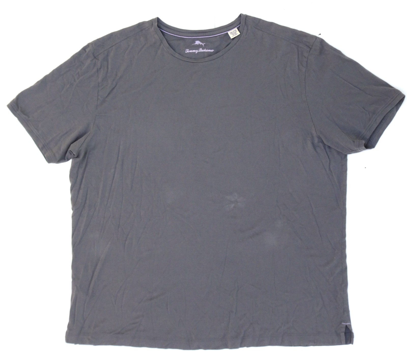 Tommy Bahama Mens Gray Soft Pima Cotton T Shirt Size XXL Beach Vacation Basic