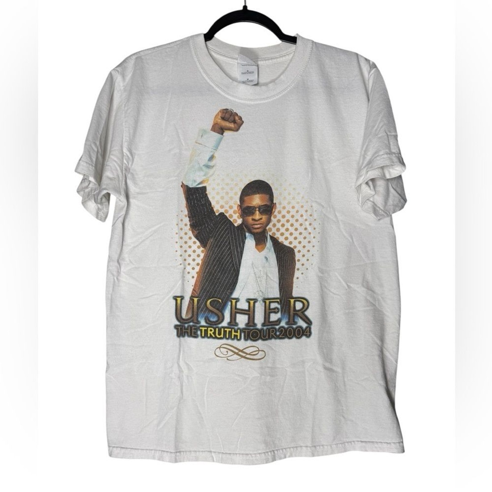 VTG Y2K Usher The Truth Tour 2004 Official Concert Tee Shirt Medium Graphic R&B