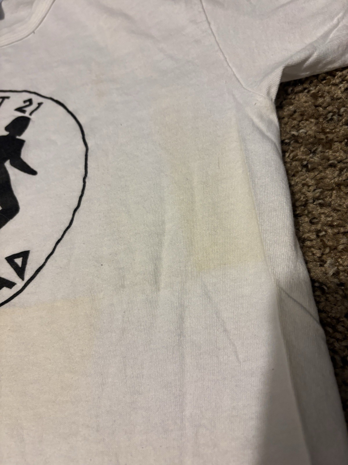 Vintage 90s District 21 Olympiad Tee Russell USA Single Stitch L
