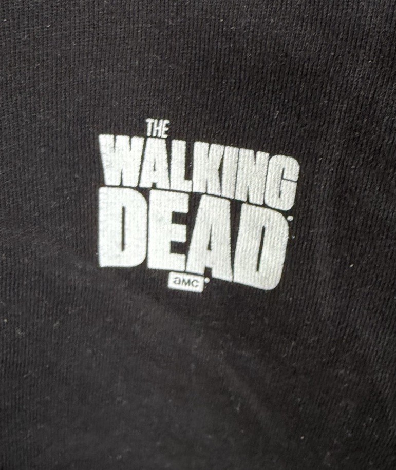 The Walking Dead Negan Skull Crossed Lucille Bats T-Shirt Licensed UK Large 2017