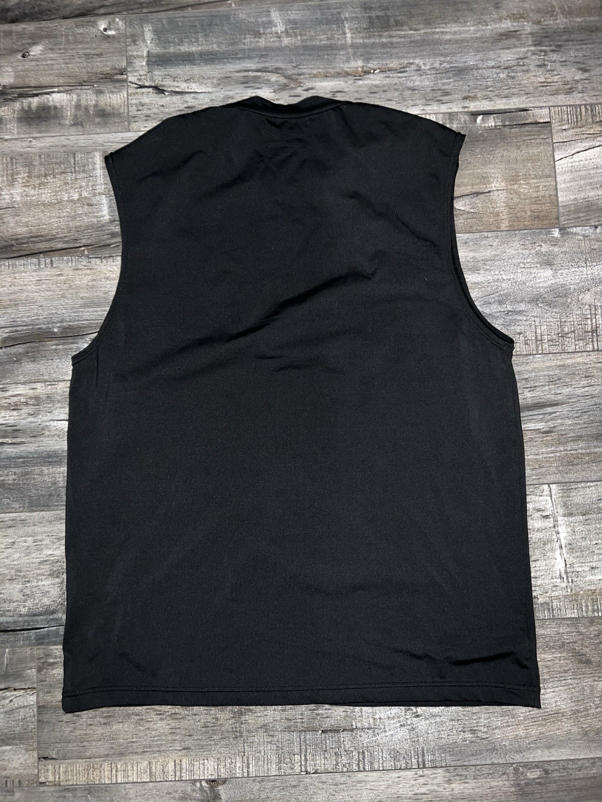 Quiksilver Graphic Logo Print T-Shirt Black Men’s XL Sleeveless Crew Neck