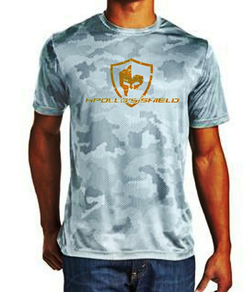 Apollo’s Shield, Short Sleeve Tee Fishing/ Sun Shirt, Various Colors & Sizes