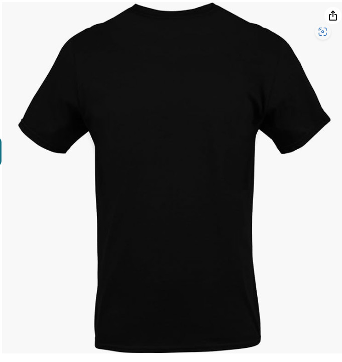 Gildan Men’s Crew T-Shirts, Multipack, Style G1100, Black 100% Cotton Size XX-L