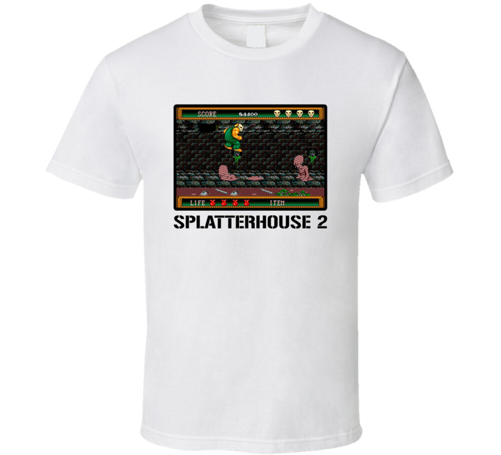 Splatterhouse 2 Video Game Classic Retro Fan T Shirt