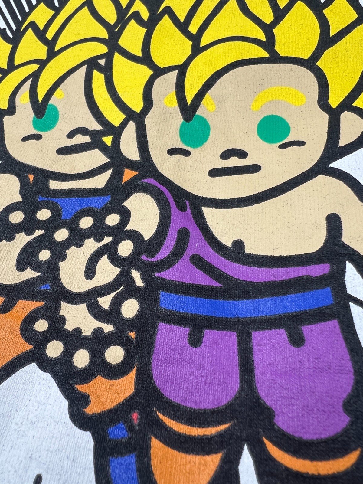 BAPE Dragon Ball Z Baby Milo T Shirt Mens XL Black A Bathing Ape Japan Rare