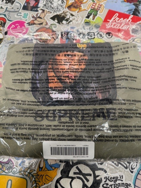 Supreme x Wu-Tang Clan RZA Tee Light Olive Size XL FW25 Hip Hop Graphic Box Logo