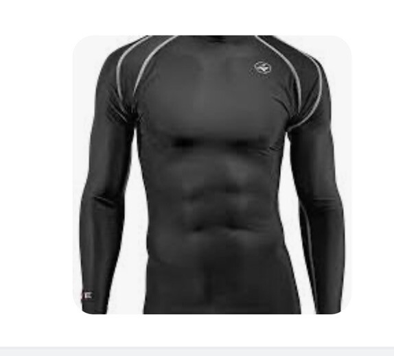 Redhead Enduraskin Base Layer Mens Shirt Sz L Black W/ AXE Technology For Odor
