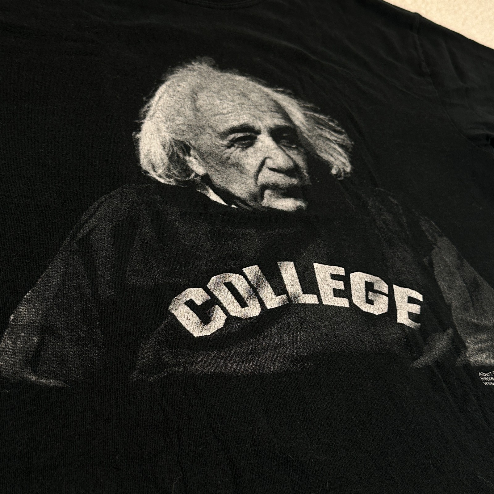 *RARE* VTG Albert Einstein College Shirt 90s Y2K Roger Richman Agency – Size M