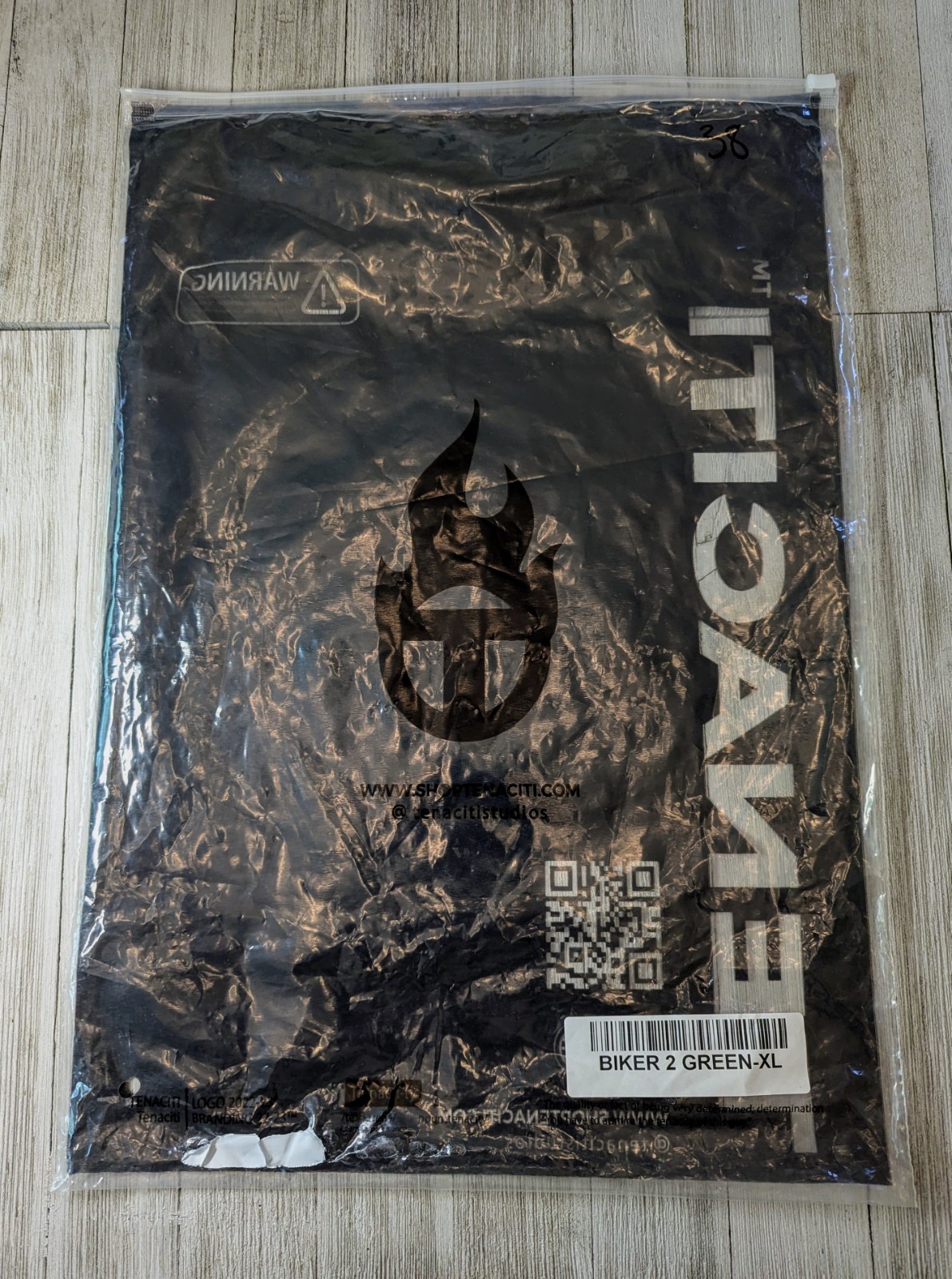 Tenaciti Studios Biker T-Shirt Size XL