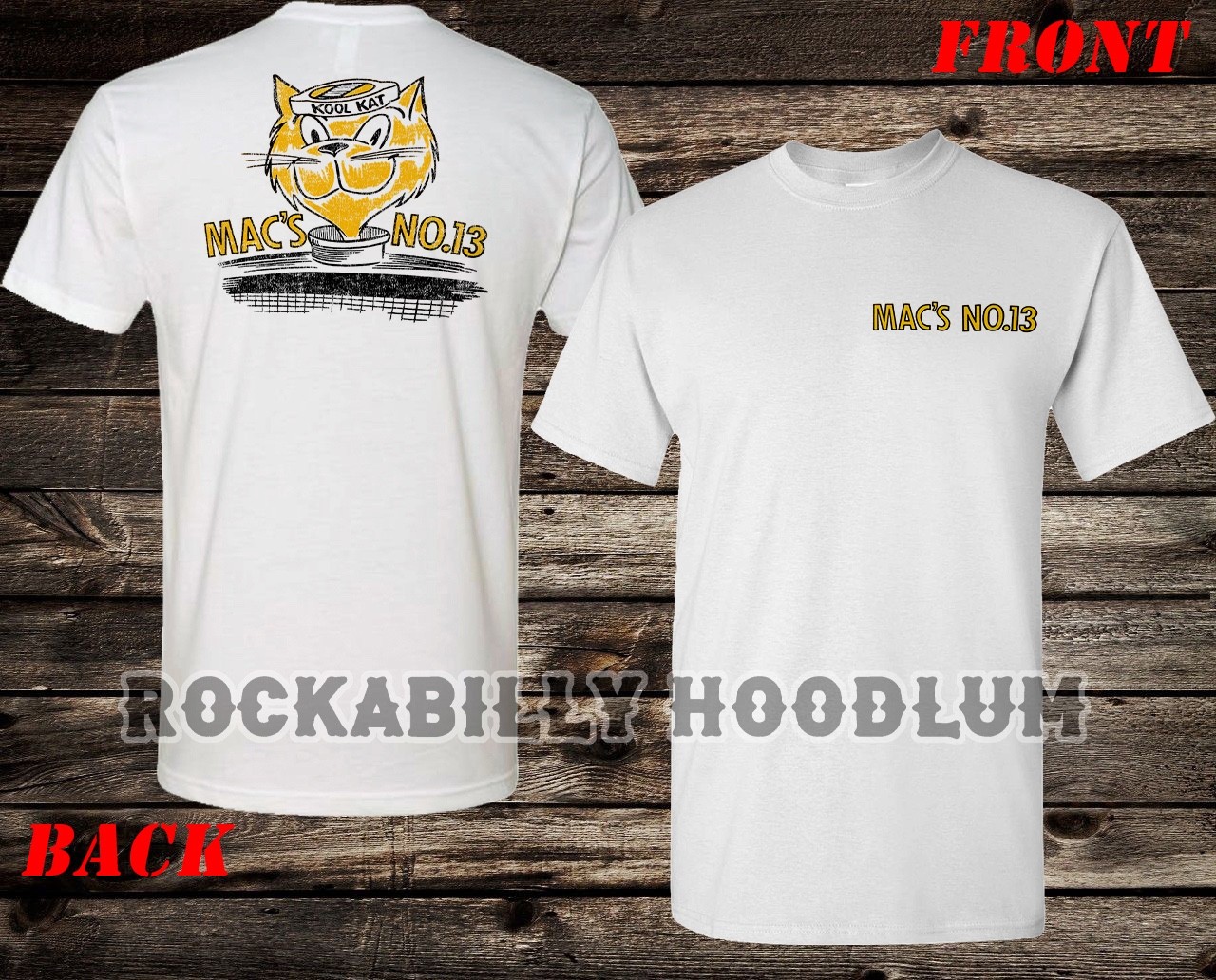 Hot Rod T Shirt Drag Race Racing Speed Shop Macs 13 Kool Kat Radiator