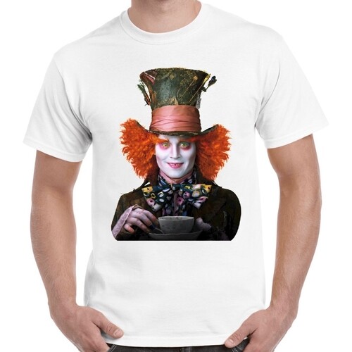Mad Hatter Johnny Depp Jack Sparrow Men Women Unisex Cool Gift T Shirt 2713