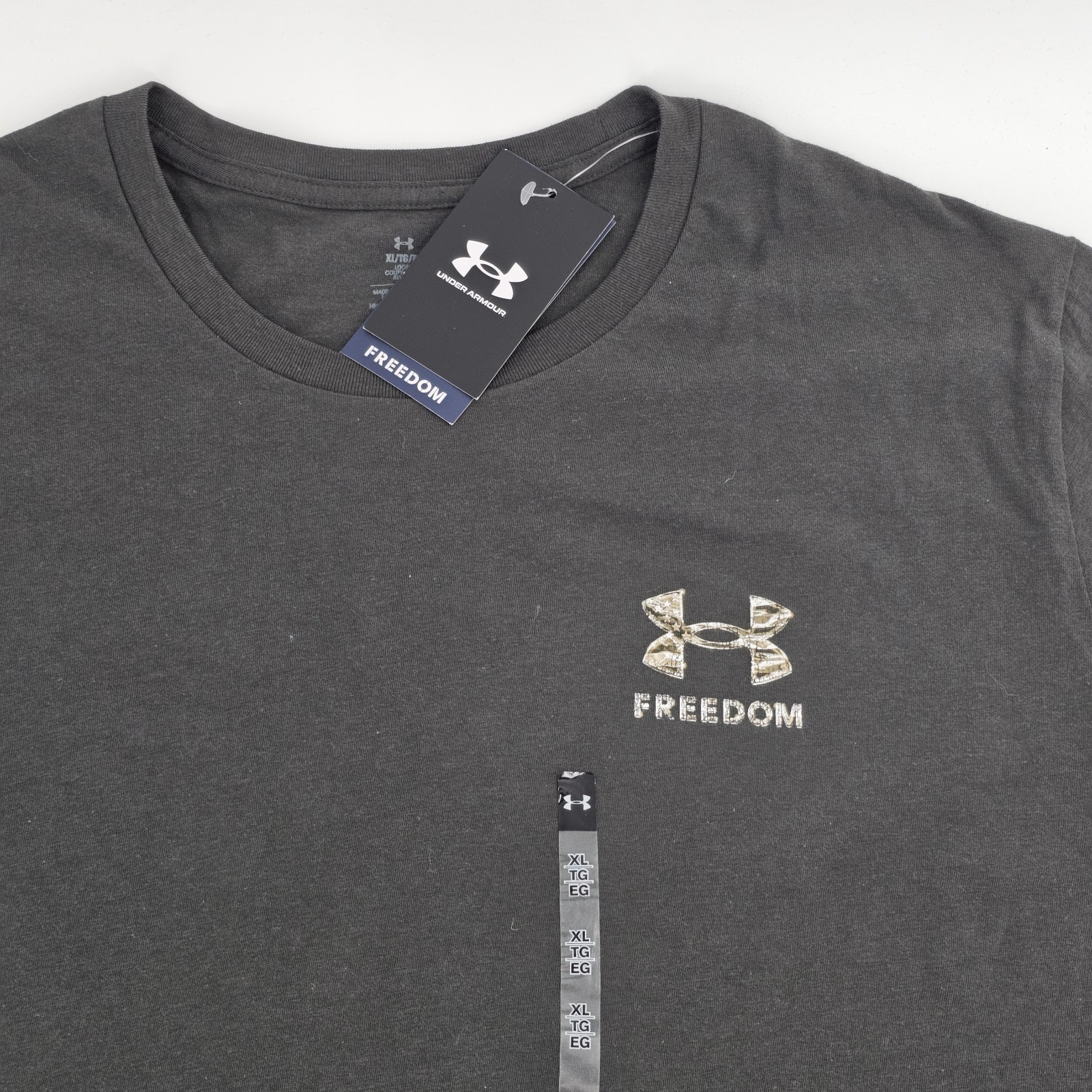 Under Armour UA Freedom Vintage Eagle Tee Mens X-LARGE XL T-Shirt Green NEW