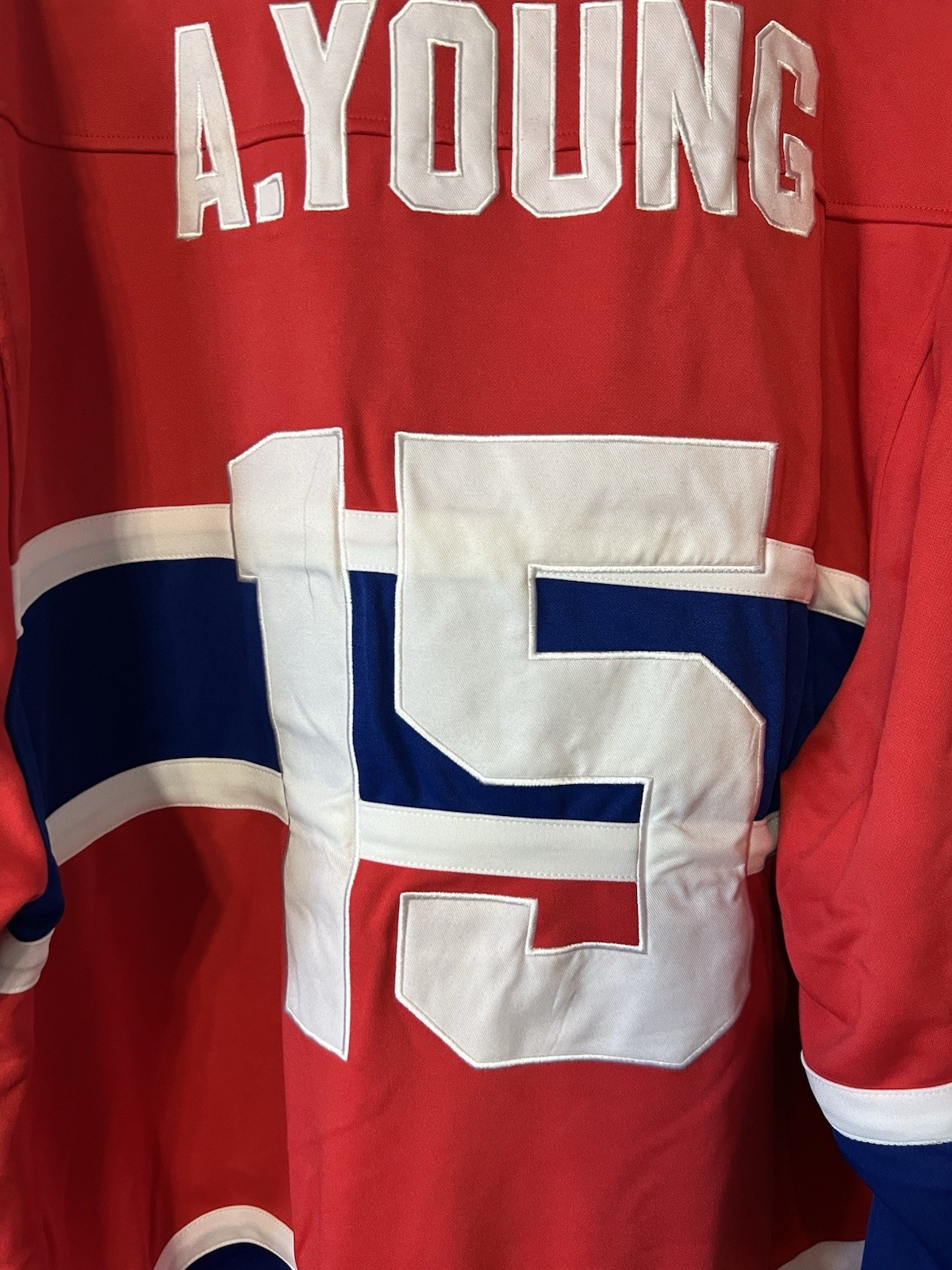 AC/DC Rock Or Bust World Tour Jersey XXL 2015 Liquid Blue Montreal Canadiens COA