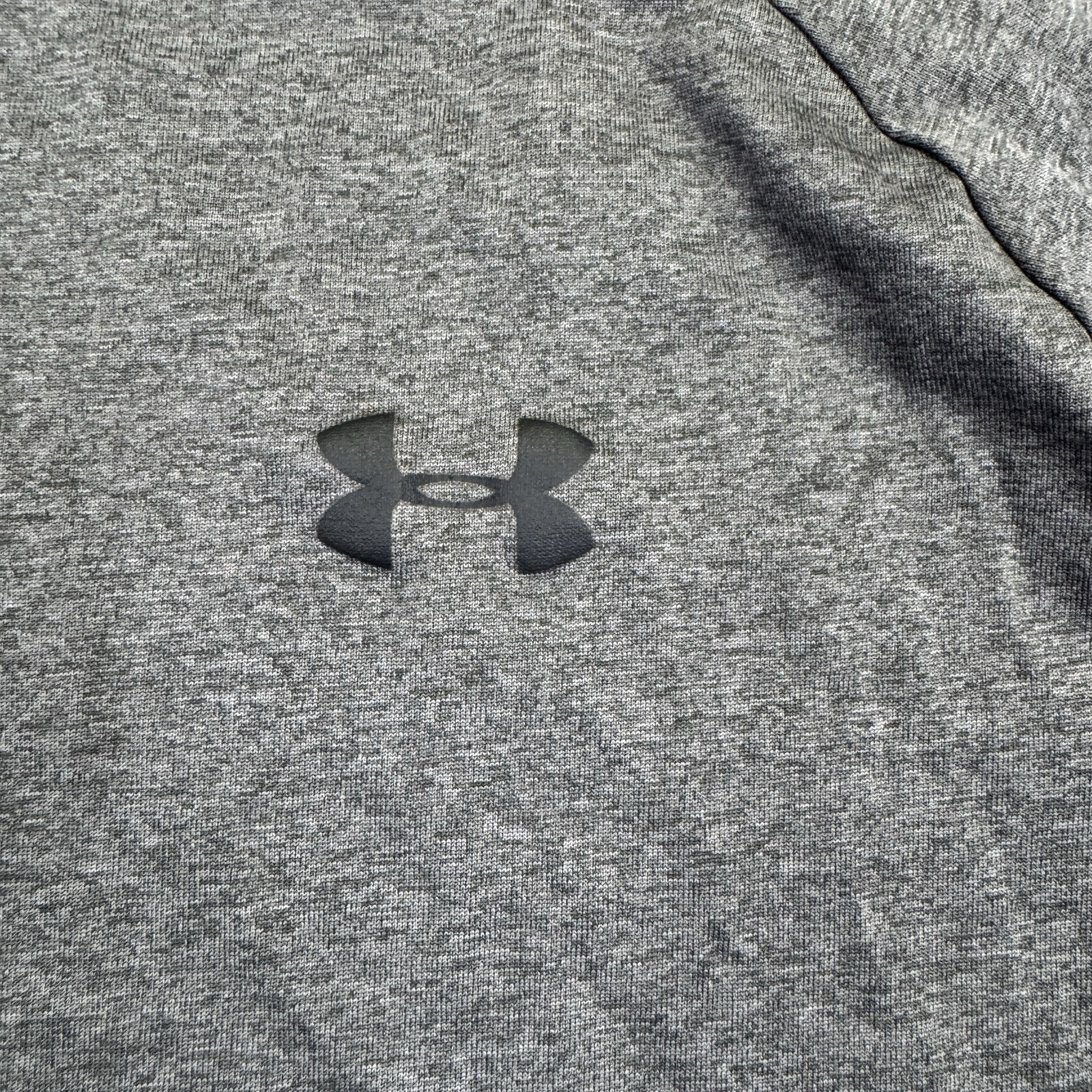 Under Armour The Tech Tee Shirt Mens Size Large Gray Short Sleeve Raglan 1326413
