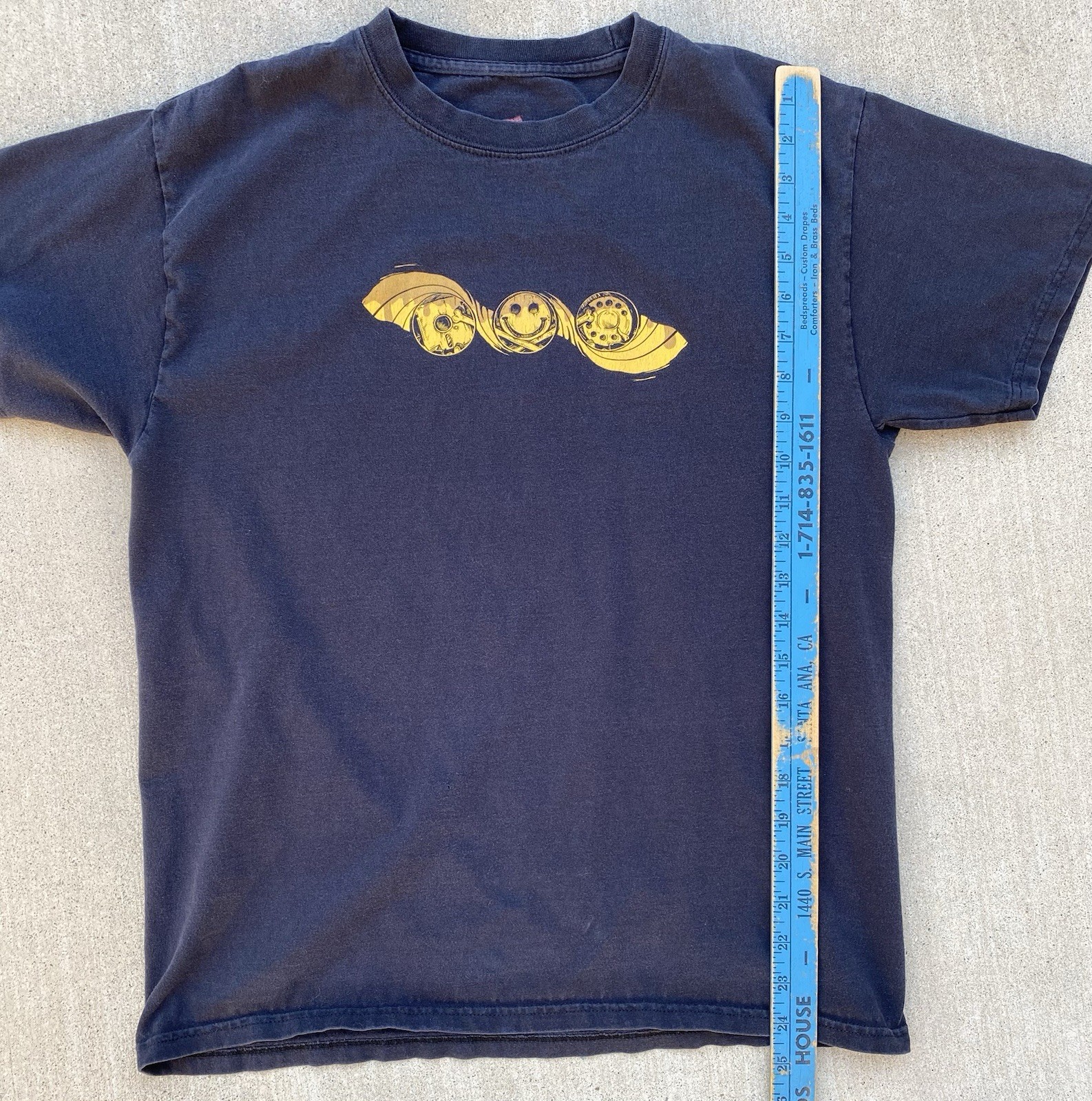 Defcon 19 Fabulous Las Vegas T Shirt Front Back Graphics Worn Has A Fade Size M