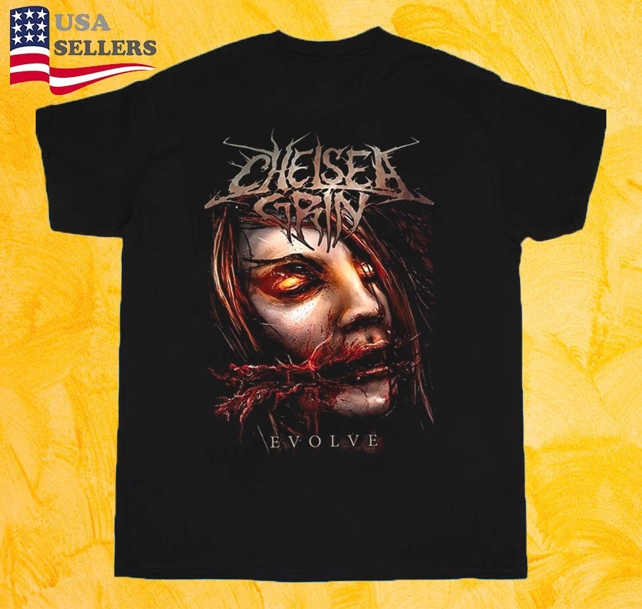 Hot CHELSEA GRIN Evolve American Deathcore Gift For Fans All Size TH1370