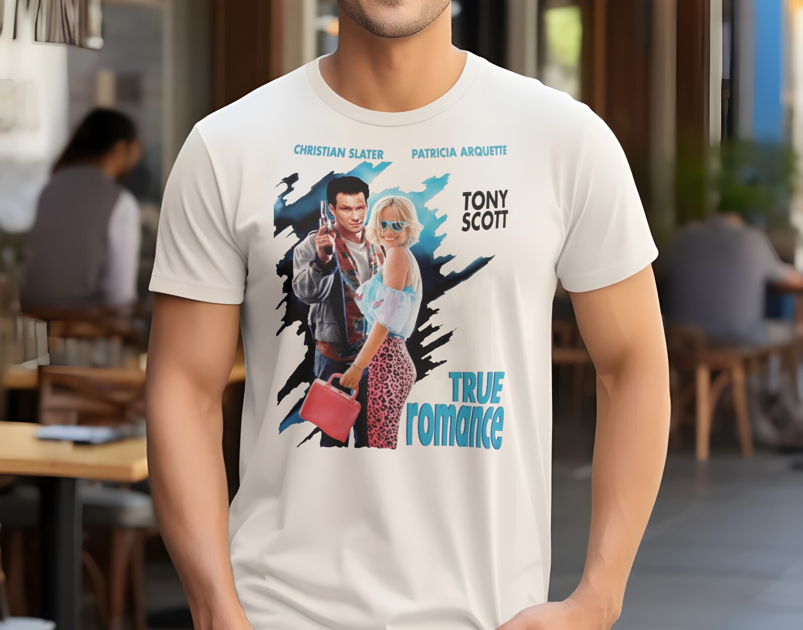 True Romance V1 TShirt Vintage 8 colors TShirt DTG Print SIZES S-5XL